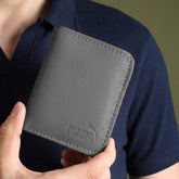 Fashion Slim PU Wallet Card Holder for Men & Women Black
