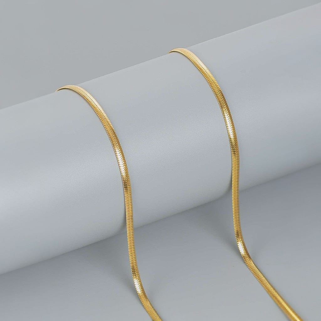 AWT-179 Thin Snake Chain- Golden